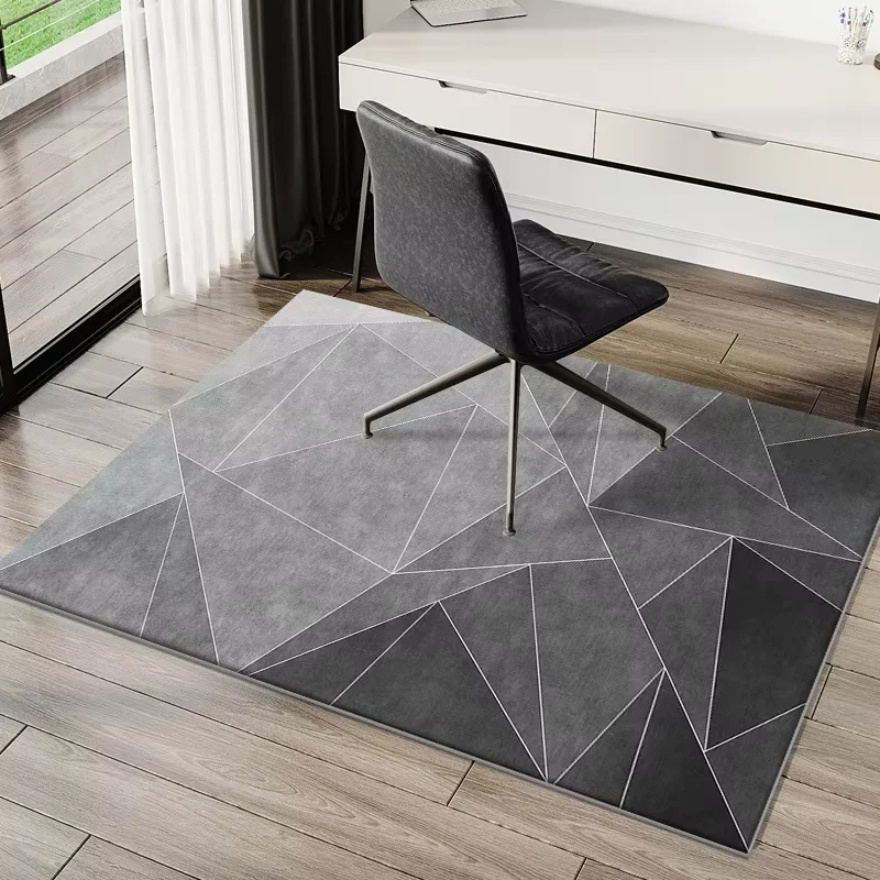 Home Office Rug - VIKAMA 현대 기하학적 의자 바닥 매트