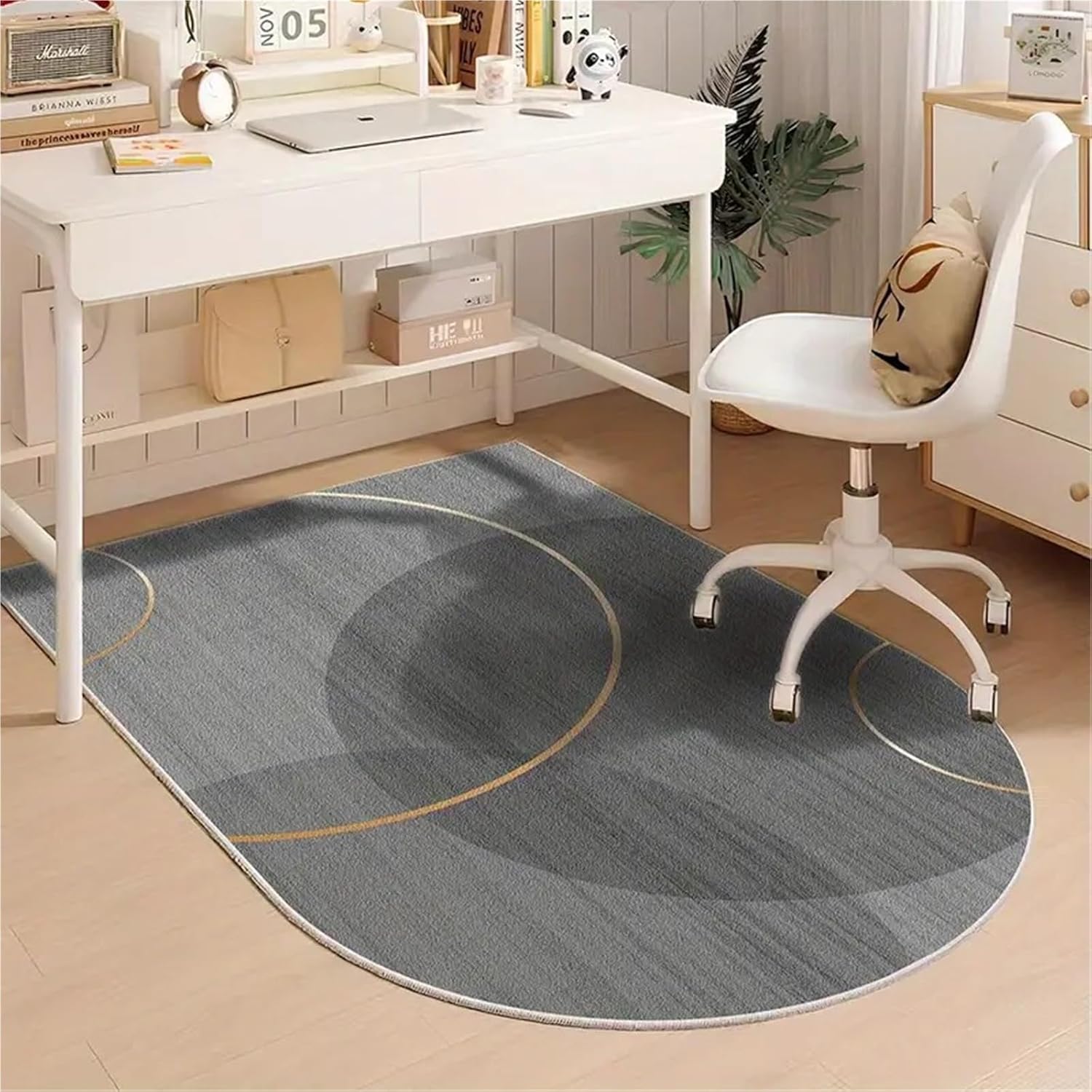 Home Office Rug - VIKAMA 사무실 의자 매트 나무 바닥용