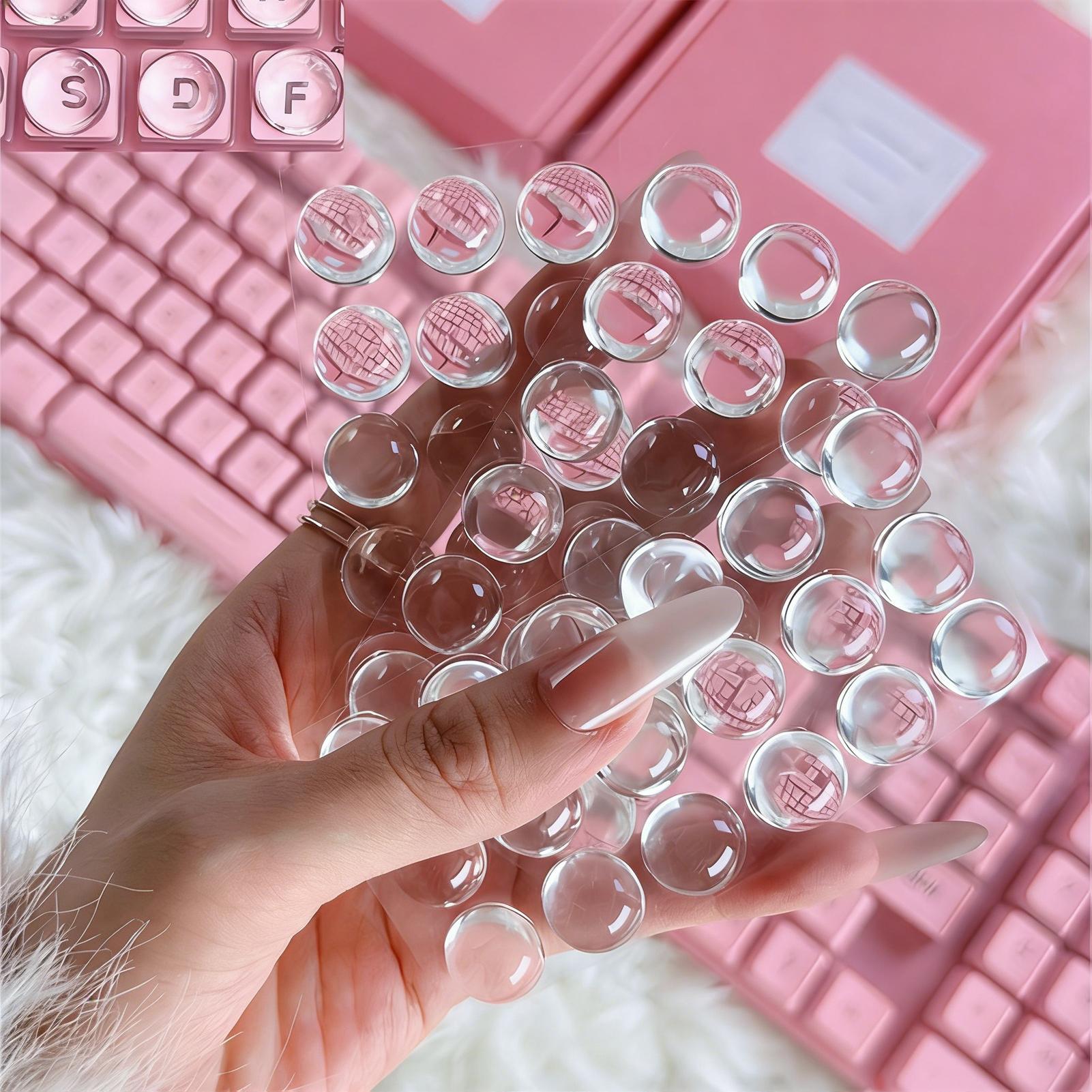 Home Office Keyboard - 긴 손톱용 키보드 스티커, 컴퓨터 액세서리,