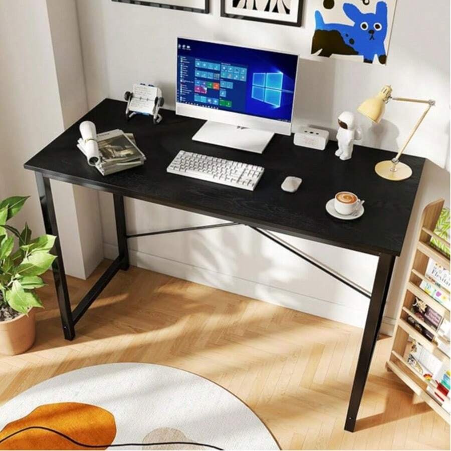 Home Office Work Table - Sweetcrispy 44인치 홈 오피스용 컴퓨터 책상,