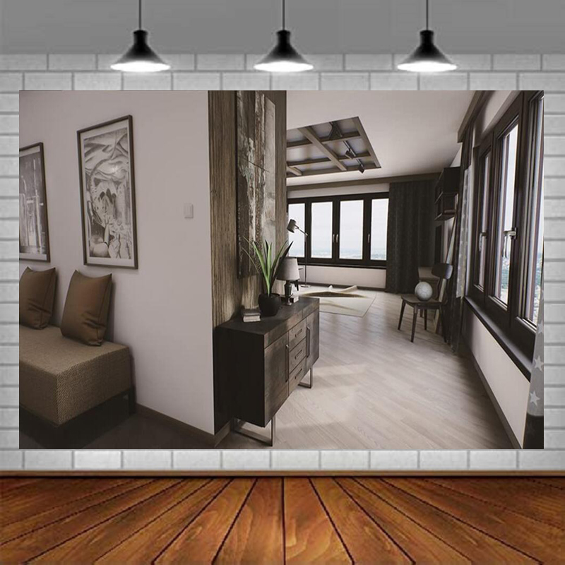 사무실 사진 촬영 배경막, 홈 오피스, 살롱, 책장,  - Home Office Background For Zoom 리뷰 및 가격