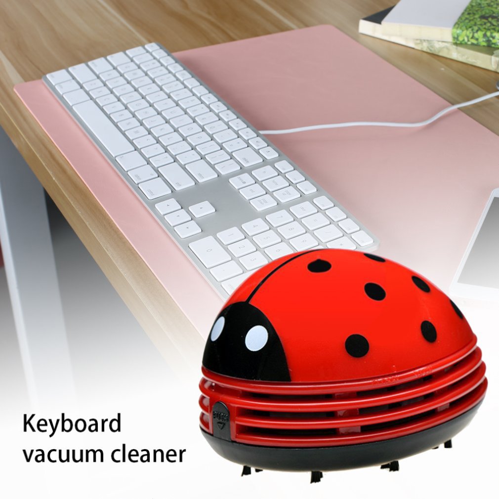 귀여운 무당 벌레 데스크탑 진공 청소기 집에 대 한 먼 - Home Office Keyboard 리뷰 및 가격