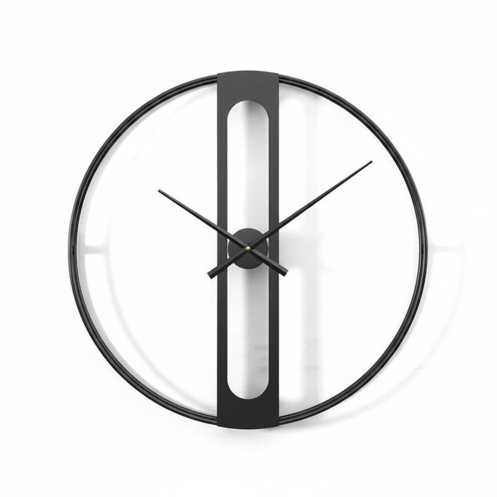 산업 스타일 벽시계, 오픈 프레임 디자인, 단조 철제  - Home Office Industrial Design 리뷰 및 가격