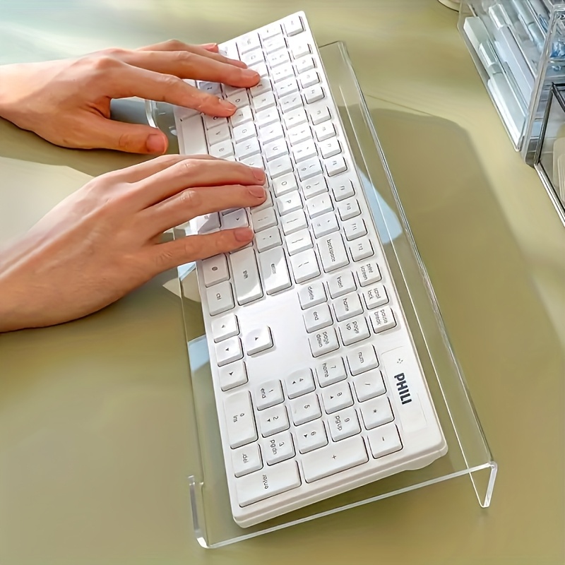 아크릴 키보드 스탠드, 투명한 데스크탑 정리함, 사무실 - Home Office Keyboard 리뷰 및 가격