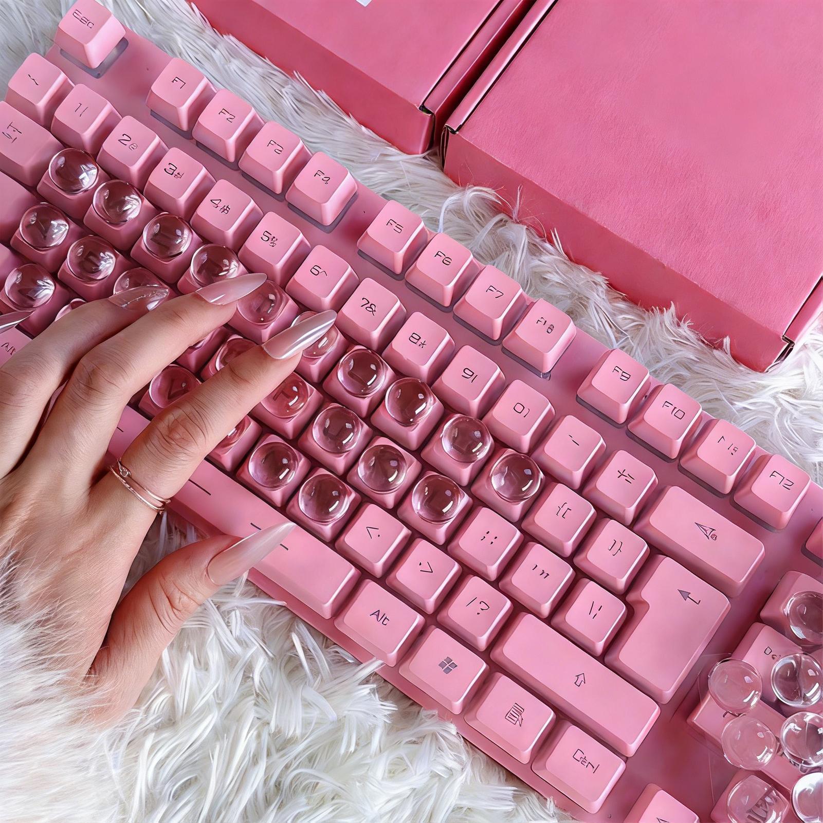 긴 손톱용 키보드 스티커, 컴퓨터 액세서리, 여성용 투 - Home Office Keyboard 리뷰 및 가격