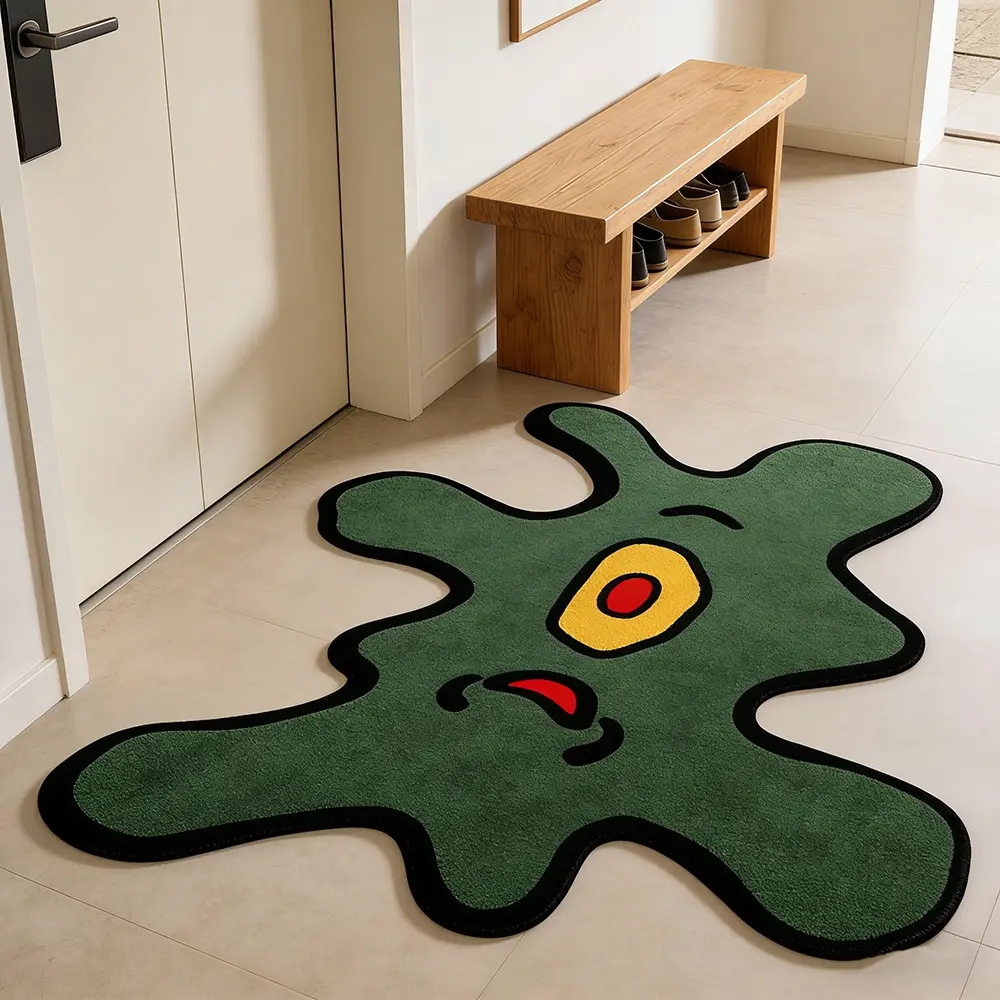 VIKAMA 스트리트 스타일 싱글 아이드 몬스터 카펫, - Home Office Rug 리뷰 및 가격