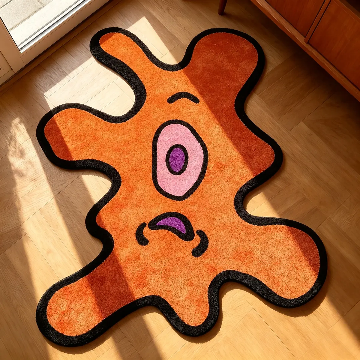 VIKAMA 스트리트 스타일 싱글 아이드 몬스터 카펫, - Home Office Rug 리뷰 및 가격