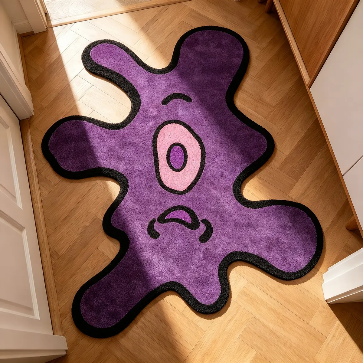 VIKAMA 스트리트 스타일 싱글 아이드 몬스터 카펫, - Home Office Rug 리뷰 및 가격