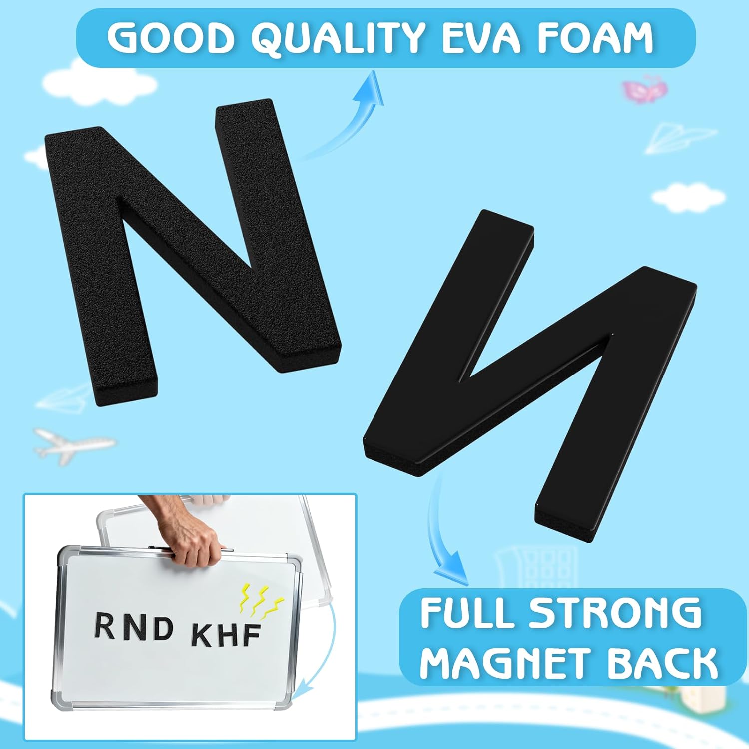 냉장고/화이트보드용 장식용 자석 EVA 알파벳 글자 1 - Letter Tray Desk 리뷰 및 가격