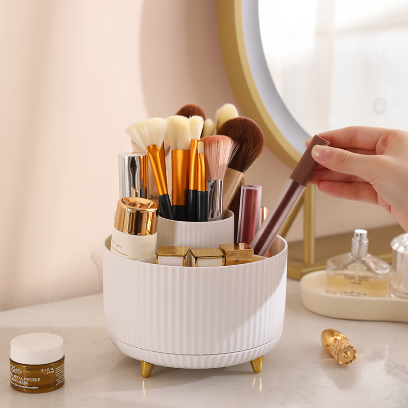 1개 360 °   회전식 메이크업 브러쉬 홀더 보관함 - Home Office Work Table 리뷰 및 가격