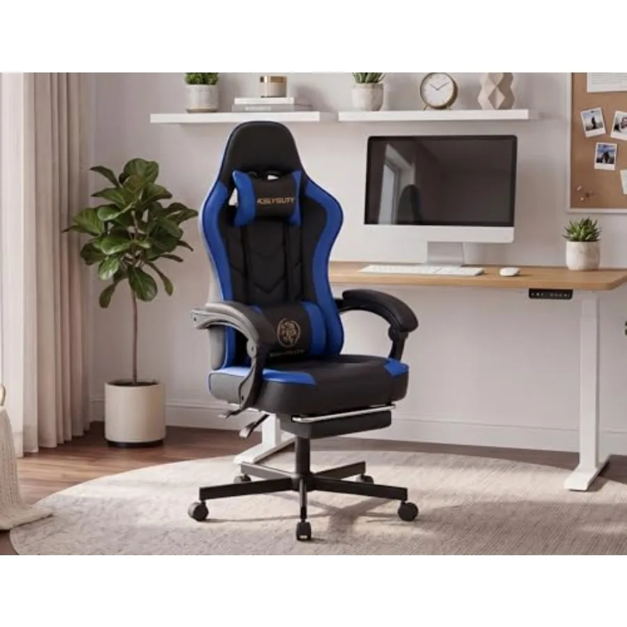 홈 오피스용 게이밍 의자, 블랙 메쉬 PU 가죽으로 제 - Home Office Design 리뷰 및 가격