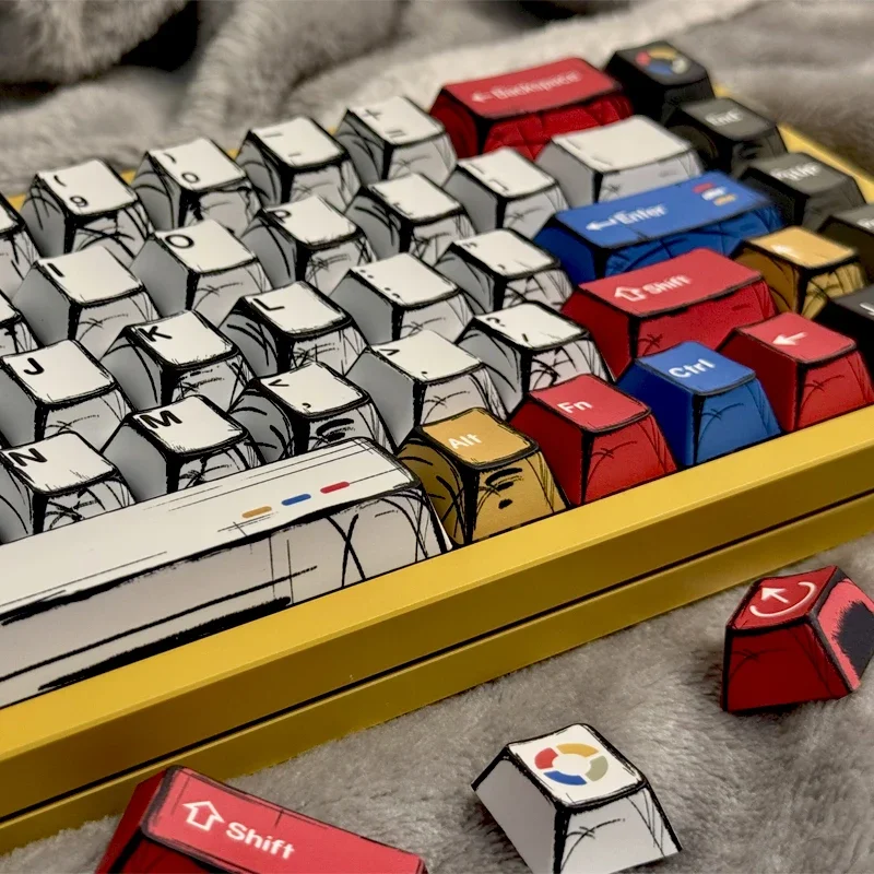 2026 코믹 키캡 체리 프로파일 승화 인쇄 맞춤형 개 - Home Office Keyboard 리뷰 및 가격