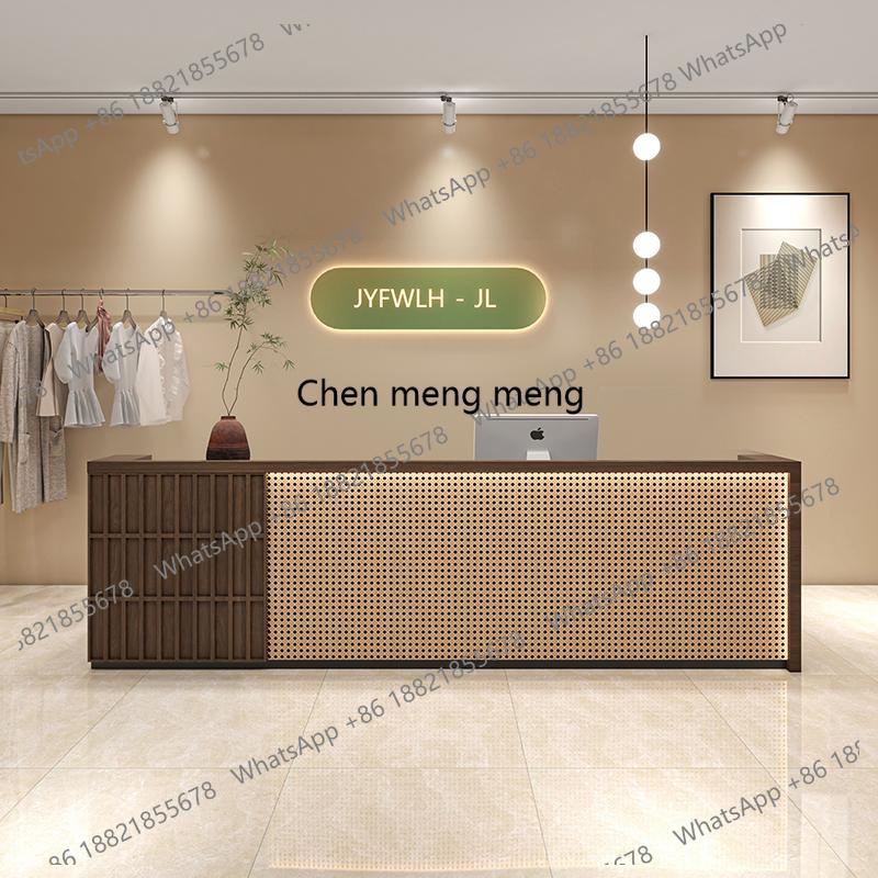디스플레이 웰컴 리셉션 데스크 고객 맞춤형 산업용 서랍 - Home Office Industrial Design 리뷰 및 가격